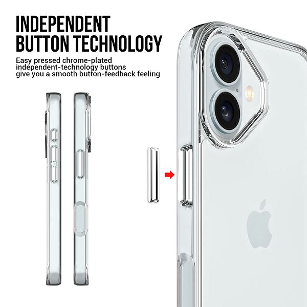 Zaštitna maska za telefon MAX MOBILE MM TPU IPHONE 17 PRO - DROP-PROOF LIGHT (clear, otporna na grebanje i udarce, DROP PROOF US MILITARY TEST)-2