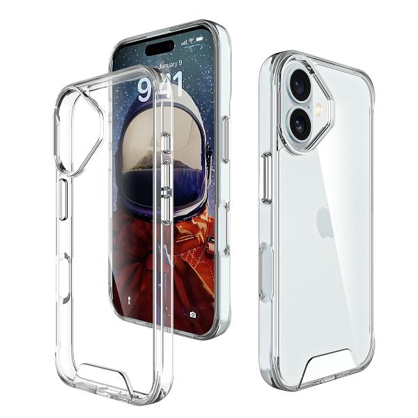 Zaštitna maska za telefon MAX MOBILE MM TPU IPHONE 17 PRO - DROP-PROOF LIGHT (clear, otporna na grebanje i udarce, DROP PROOF US MILITARY TEST)-0
