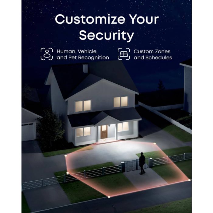 Sigurnosna kamera ANKER Eufy Security PoE E41 (4K UHD, 122° širokokutni pogled, Noćni barvni pogled Starlight, Pametna zaznava, Rdeče in modre opozorilne luči, Diskretni nadzor, 24/7 snemanje prek PoE, Vodoodpornost i dvosmerna komunikacija)-2