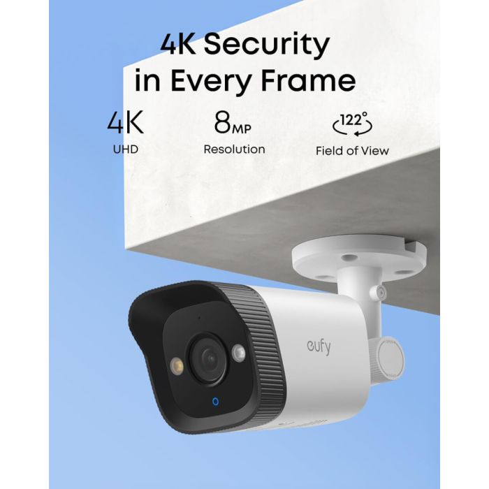 Nadzorni sistem ANKER Eufy Security PoE NVR E40 (4K UHD, 122° širokokotni pogled, Nočni barvni pogled Starlight, Lokalni AI agent, IP67 zaščita, dvosmerna komunikacija)-1