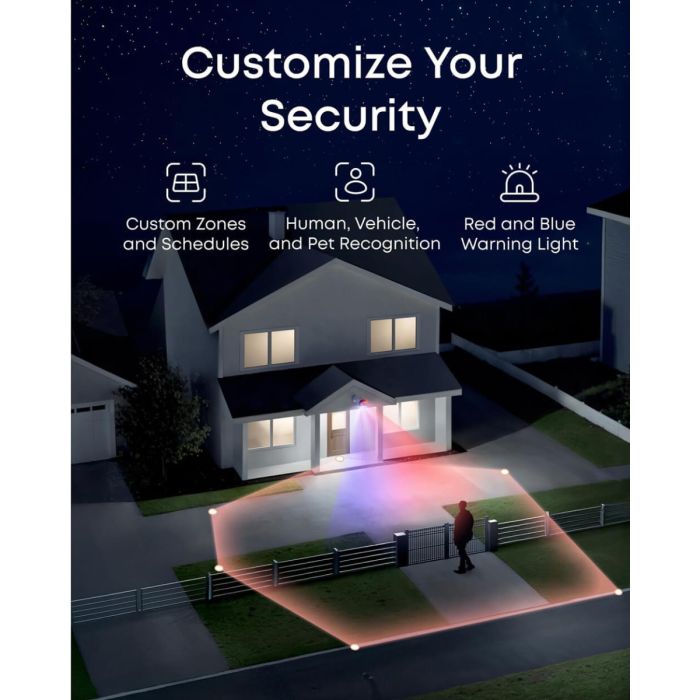 Nadzorni sistem ANKER Eufy Security PoE NVR E40 (4K UHD, 122° širokokotni pogled, Nočni barvni pogled Starlight, Lokalni AI agent, IP67 zaščita, dvosmerna komunikacija)-3