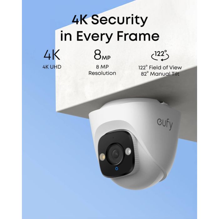 Nadzorni sistem ANKER Eufy Security PoE NVR E41 (4K UHD, 122° širokokotni pogled, Nočni barvni pogled Starlight, Lokalni AI agent, IP67 zaščita, dvosmerna komunikacija)-1