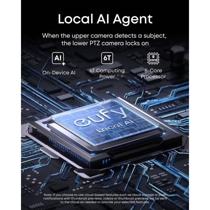 Nadzorni sistem ANKER Eufy Security PoE NVR E41 (4K UHD, 122° širokokotni pogled, Nočni barvni pogled Starlight, Lokalni AI agent, IP67 zaščita, dvosmerna komunikacija)-2