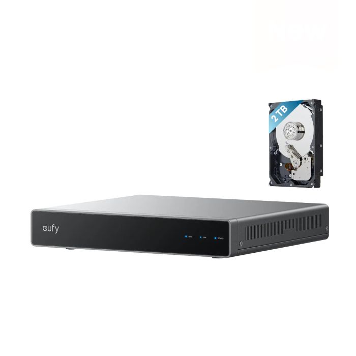 Video rekorder ANKER Eufy S4 (Lokalni AI agent, 8-kanalni sistem nadzora, 2 TB trdi disk, Plug and Play, Široka združljivost, Samo za eufy kamere, Enostaven oddaljen nadzor)-0