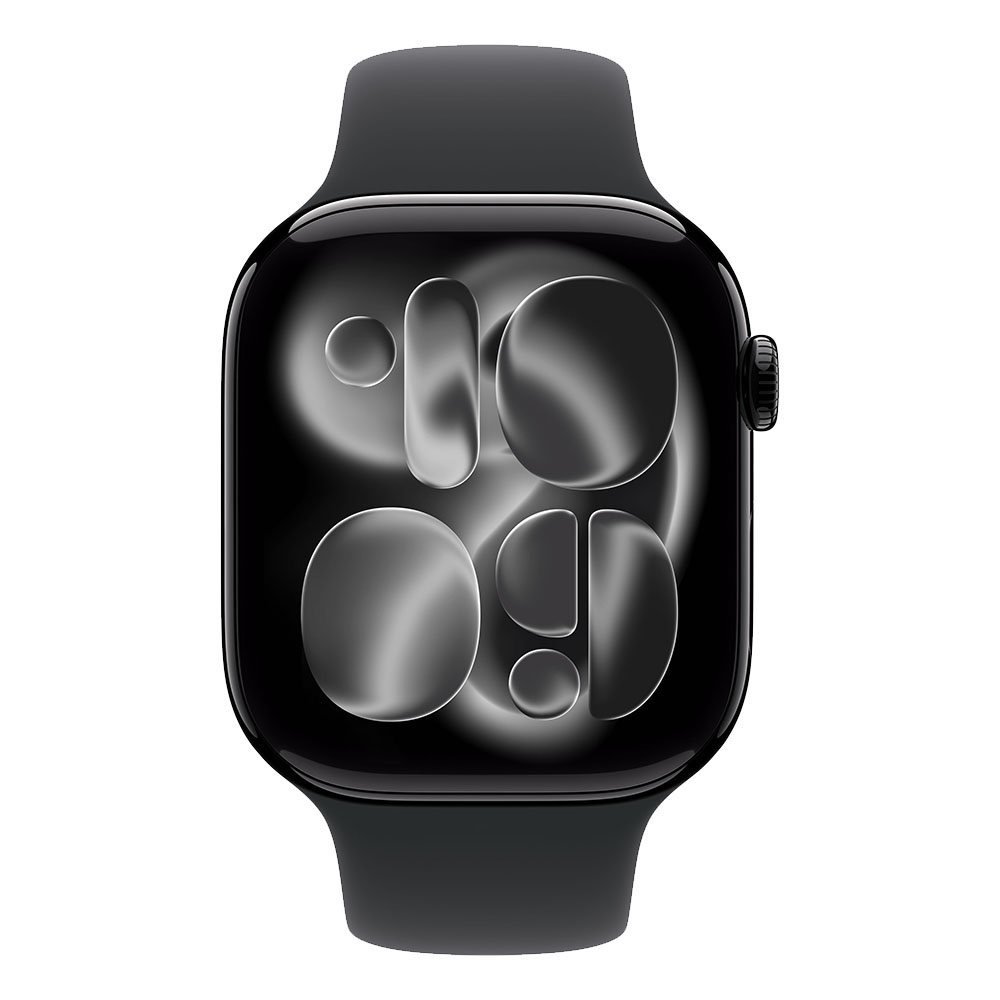 APPLE Watch S11 Cellular 46mm Jet Black Aluminium Case with Black Sport Band - M/L-2