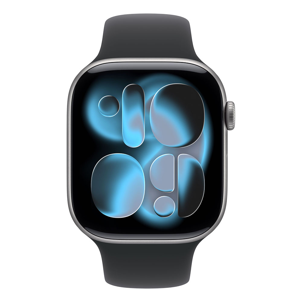 APPLE Watch S11 Cellular 46mm Space Grey Aluminium Case with Black Sport Band - S/M-1