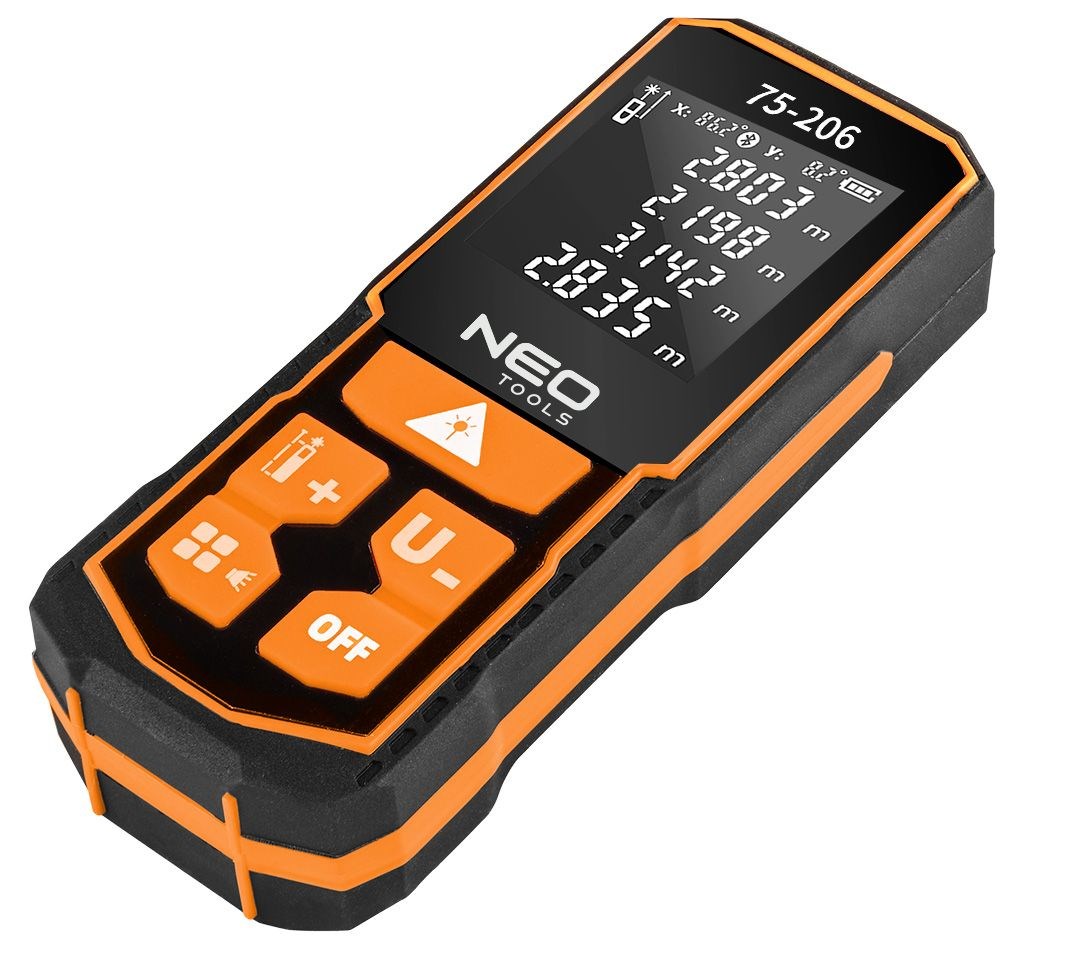 Laserski daljinomjer NEO TOOLS 75-206 (domet 60m, IP54, funkcije mjerenja)-2