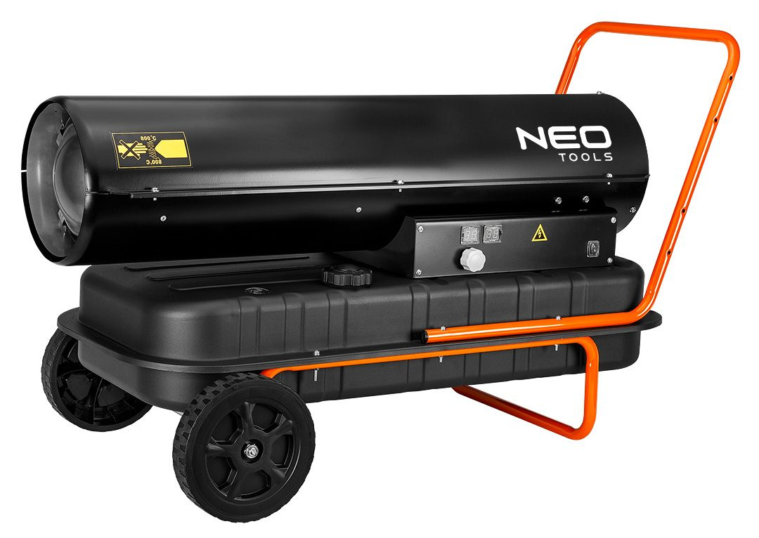 50kW oil heater, 50l tank, wheels-1