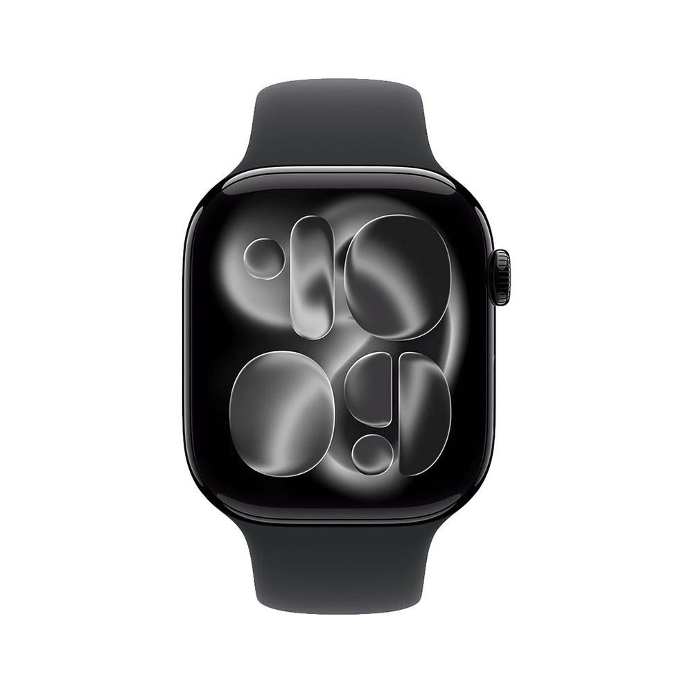 Pametni sat APPLE Watch S11 GPS 42mm (Jet Black Aluminium Case, Black Sport Band - M/L)-1