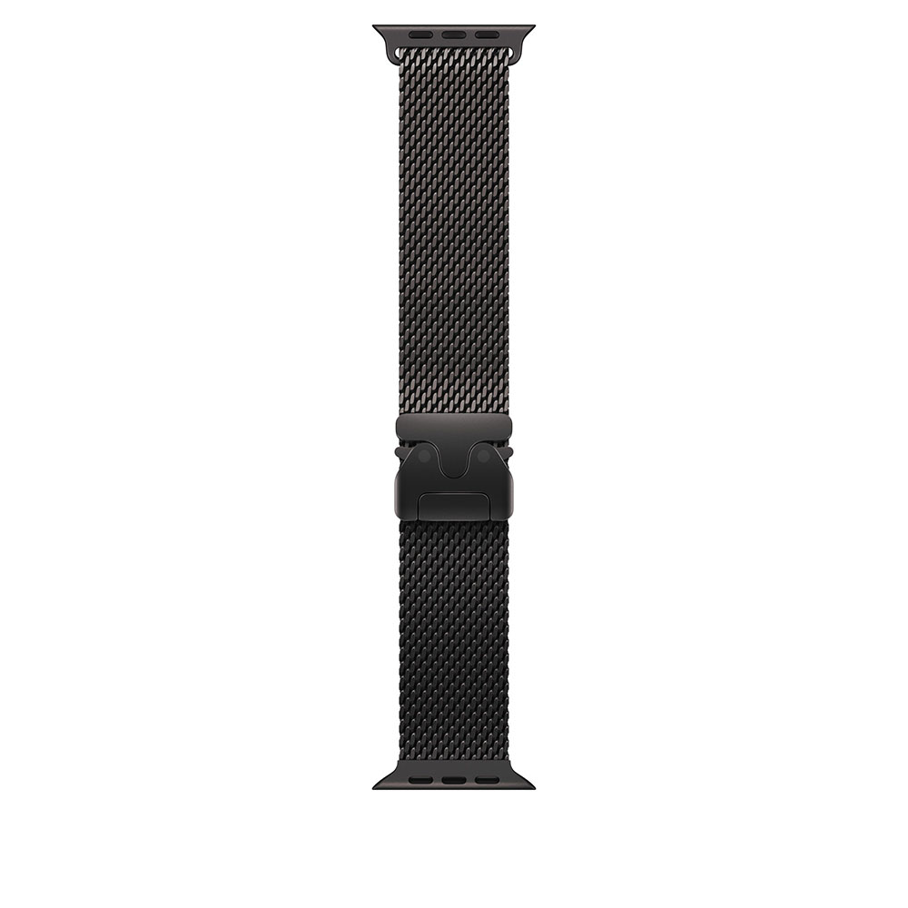 APPLE Watch Ultra 3 Cellular 49mm Black Titanium Case with Black Titanium Milanese Loop - Small-1