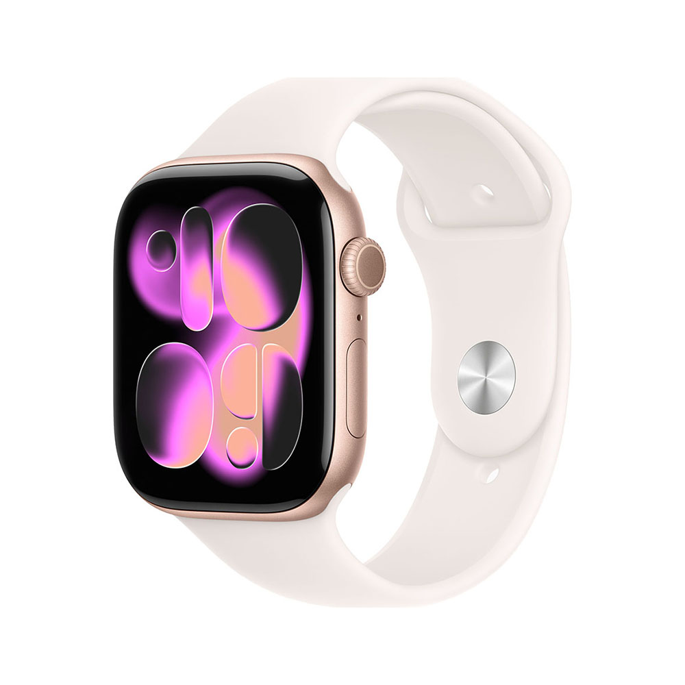 APPLE Watch S11 Cellular 42mm Rose Gold Aluminium Case with Light Blush Sport Band - M/L