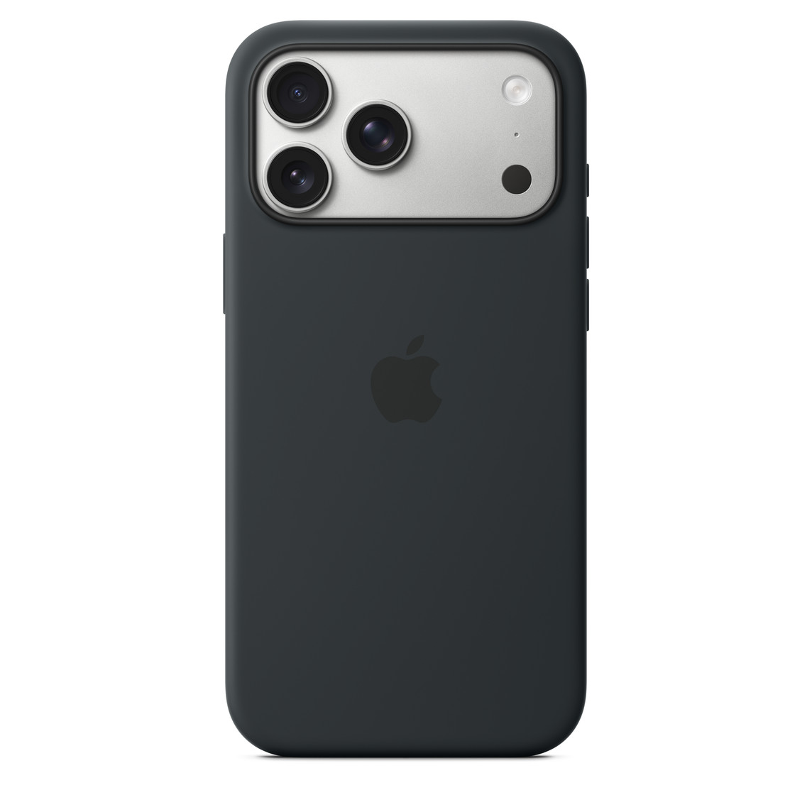 Silikonska maska za APPLE iPhone 17 Pro Max s MagSafe - Crna