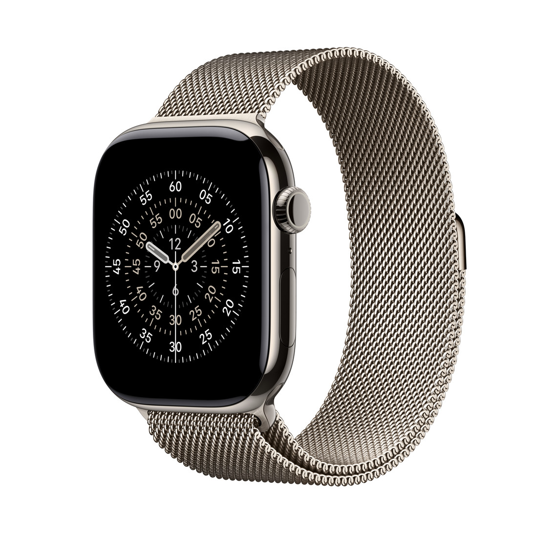 APPLE Watch 46mm Loop Natural Milanese Loop - S/M-2