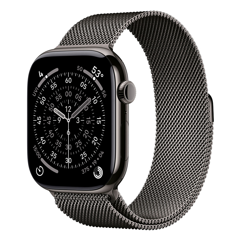 Pametni sat APPLE Watch Series 11 (cellular, 46mm, titanium slate kućište, milanese remen slate, m/l)-0