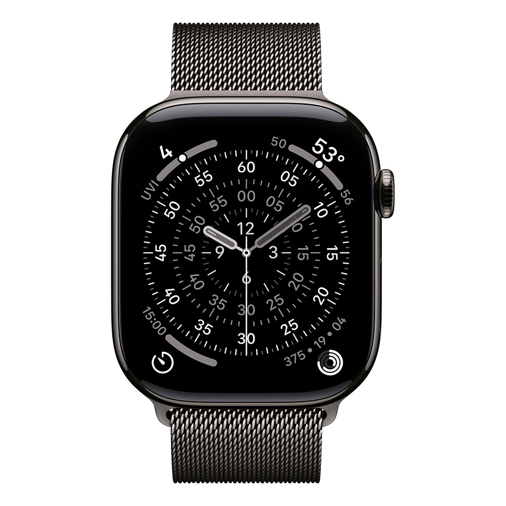 Pametni sat APPLE Watch Series 11 (cellular, 46mm, titanium slate kućište, milanese remen slate, m/l)-1