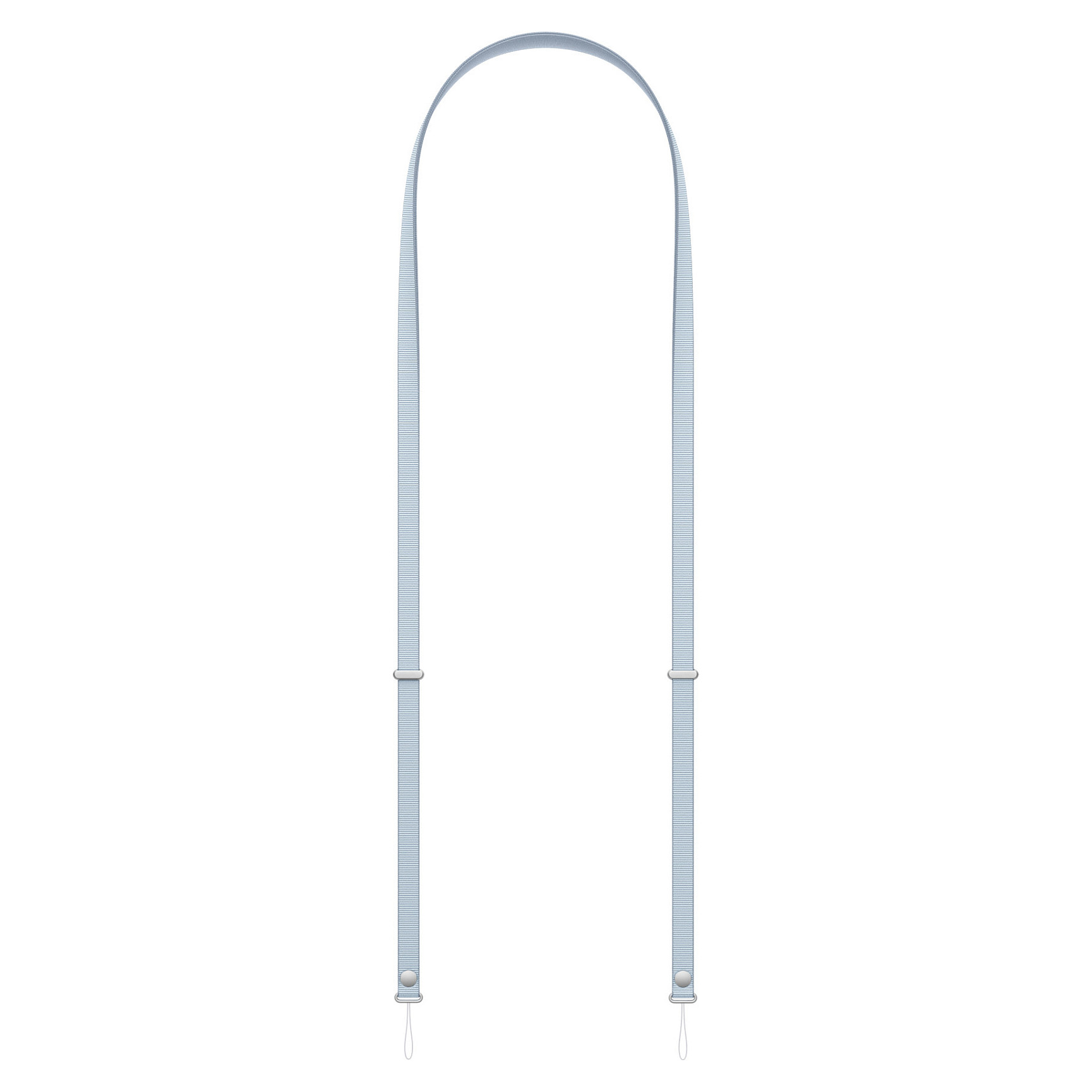 APPLE Crossbody Strap - Light Blue-3