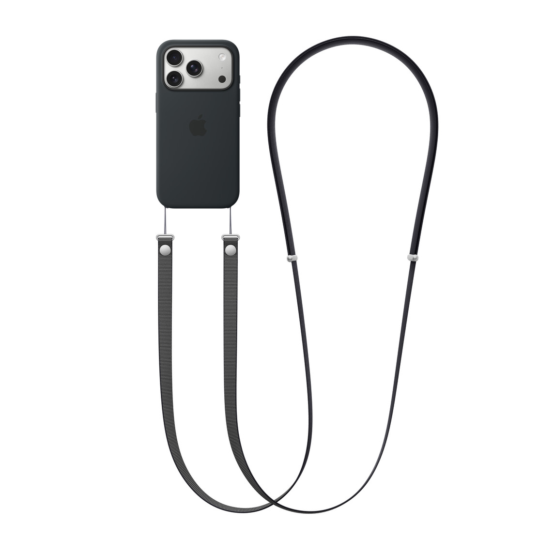 APPLE Crossbody Strap - Crna-1