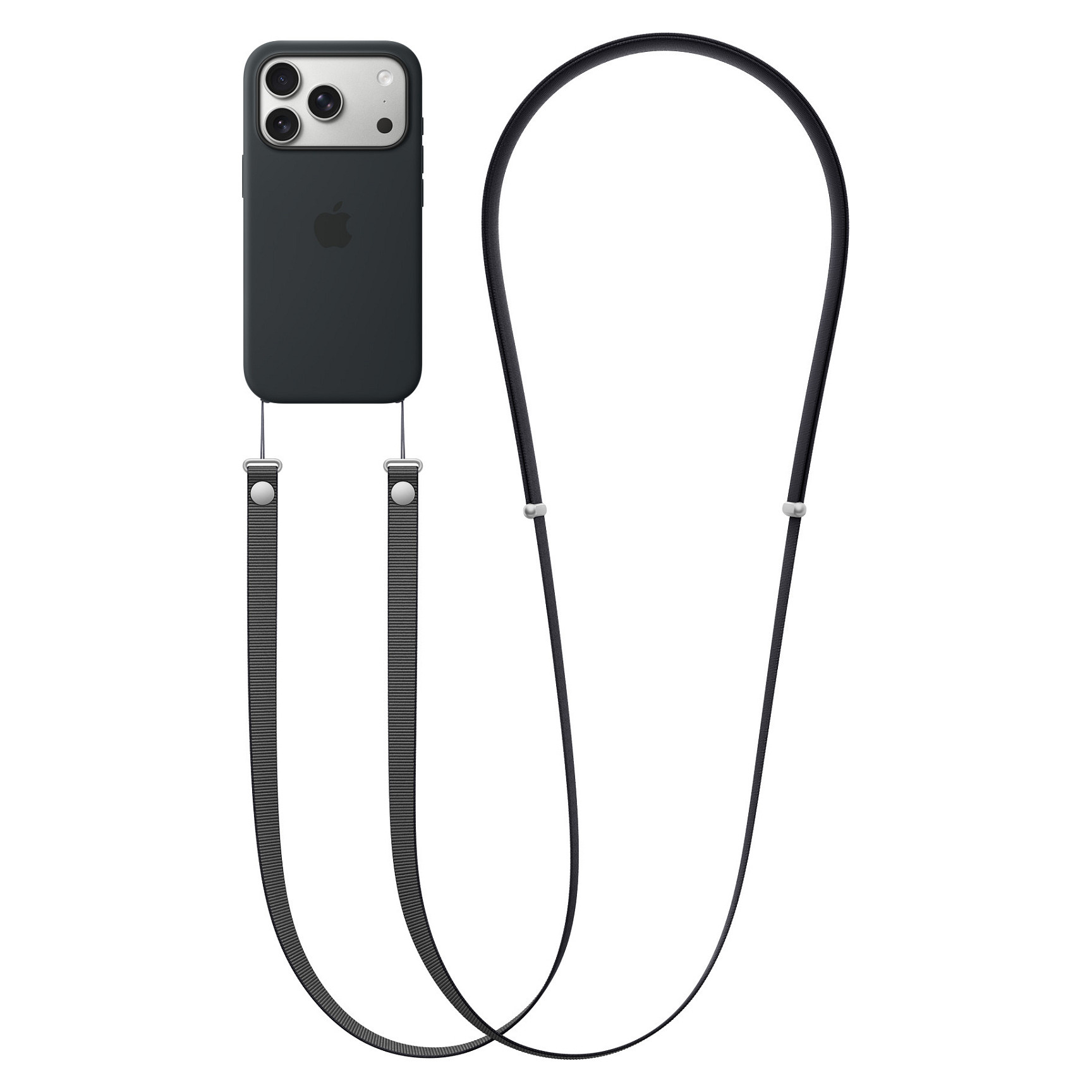 APPLE Crossbody Strap - Crna-3