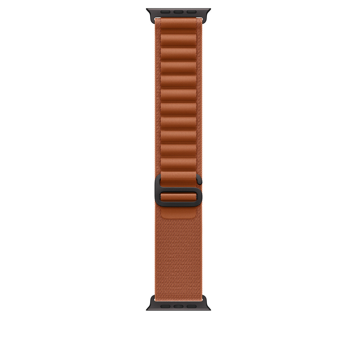 APPLE Watch 49mm Loop Terra Cotta Alpine Loop - Medium - Black Titanium Finish