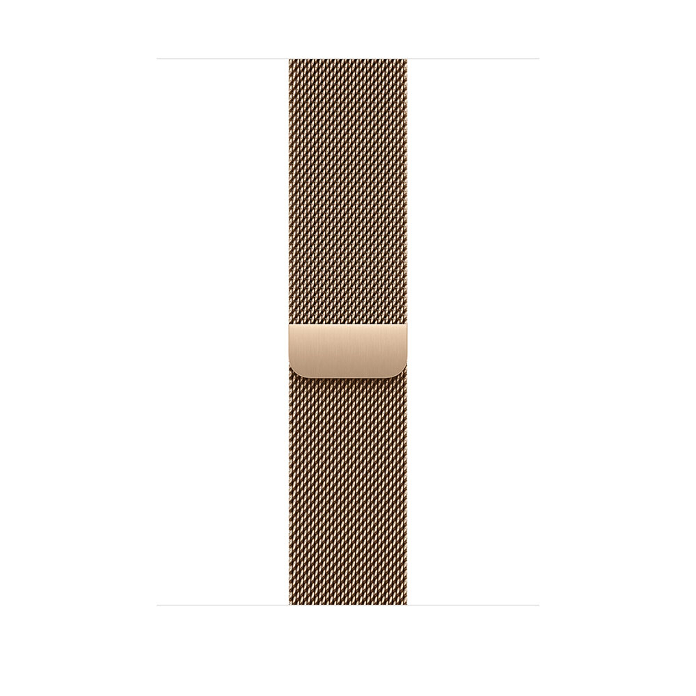 APPLE Watch S11 Cellular 46mm Gold Titanium Case with Gold Milanese Loop - M/L-2
