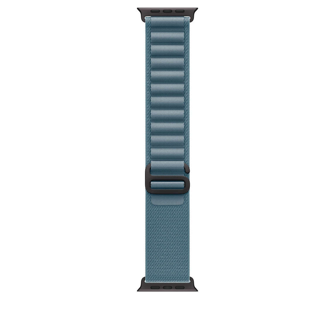 APPLE Watch 49mm Loop Light Blue Alpine Loop - Medium - Black Titanium Finish-0