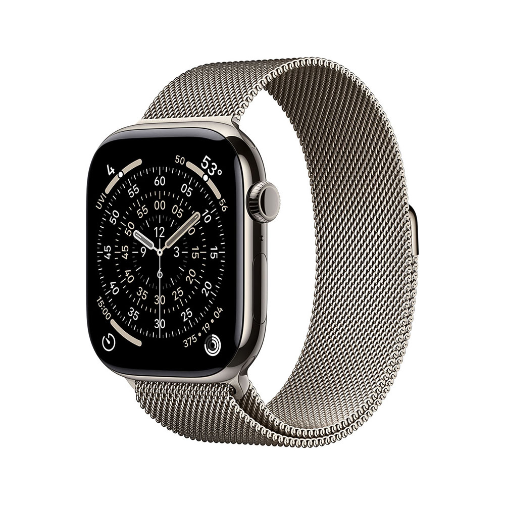 APPLE Watch S11 Cellular 42mm Natural Titanium Case with Natural Milanese Loop-0