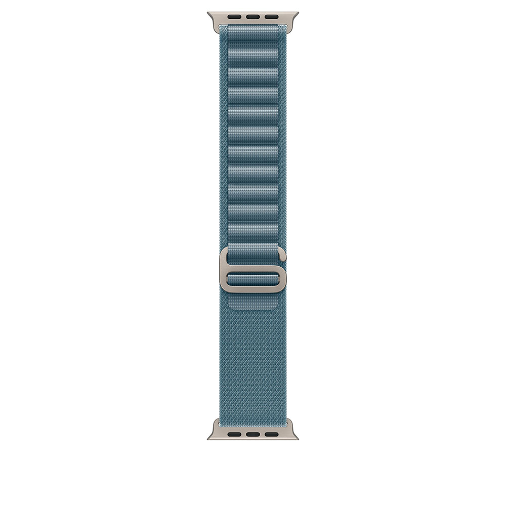 APPLE Watch Ultra 3 Cellular 49mm Natural Titanium Case with Light Blue Alpine Loop - Medium-1