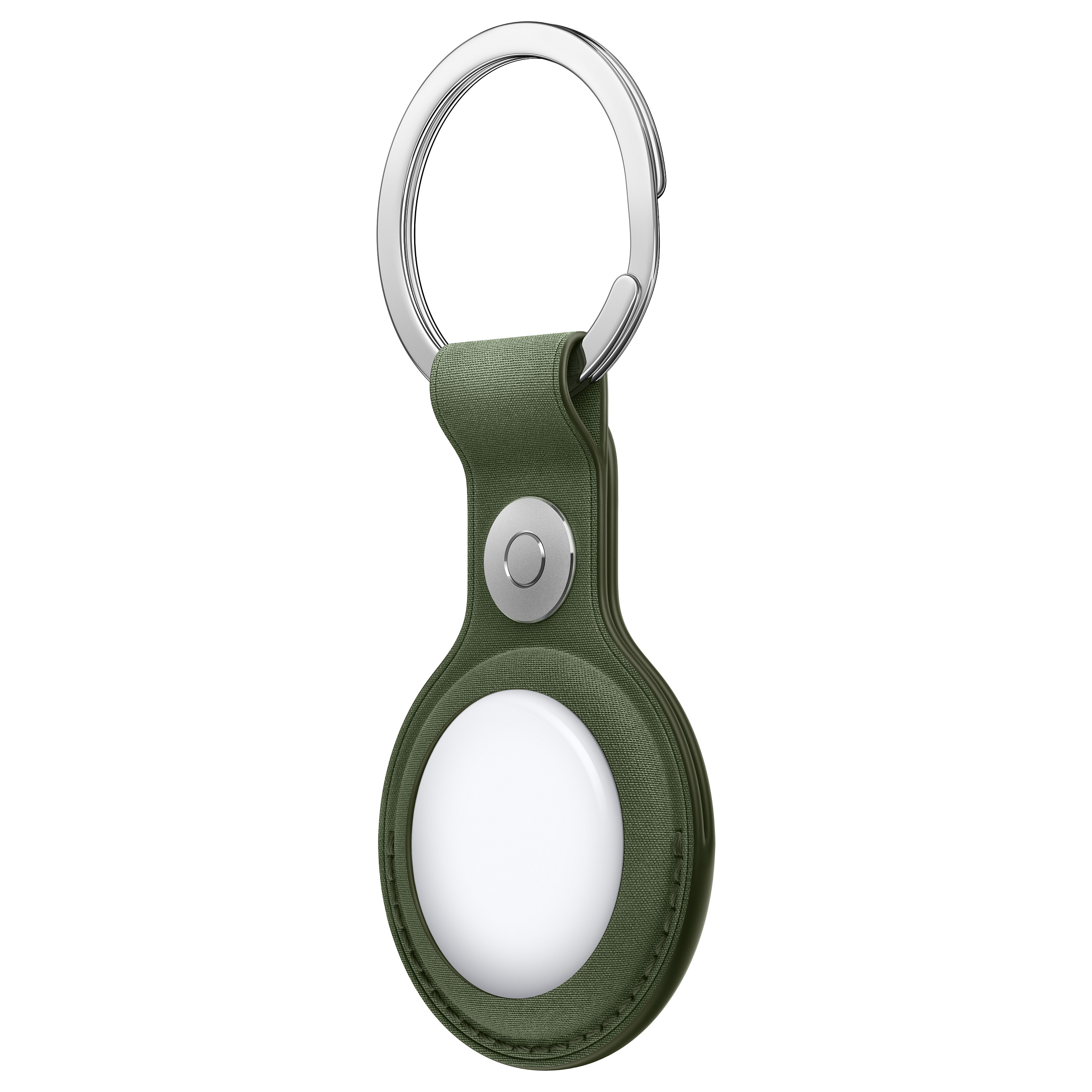 APPLE AirTag FineWoven Key Ring - Moss-3