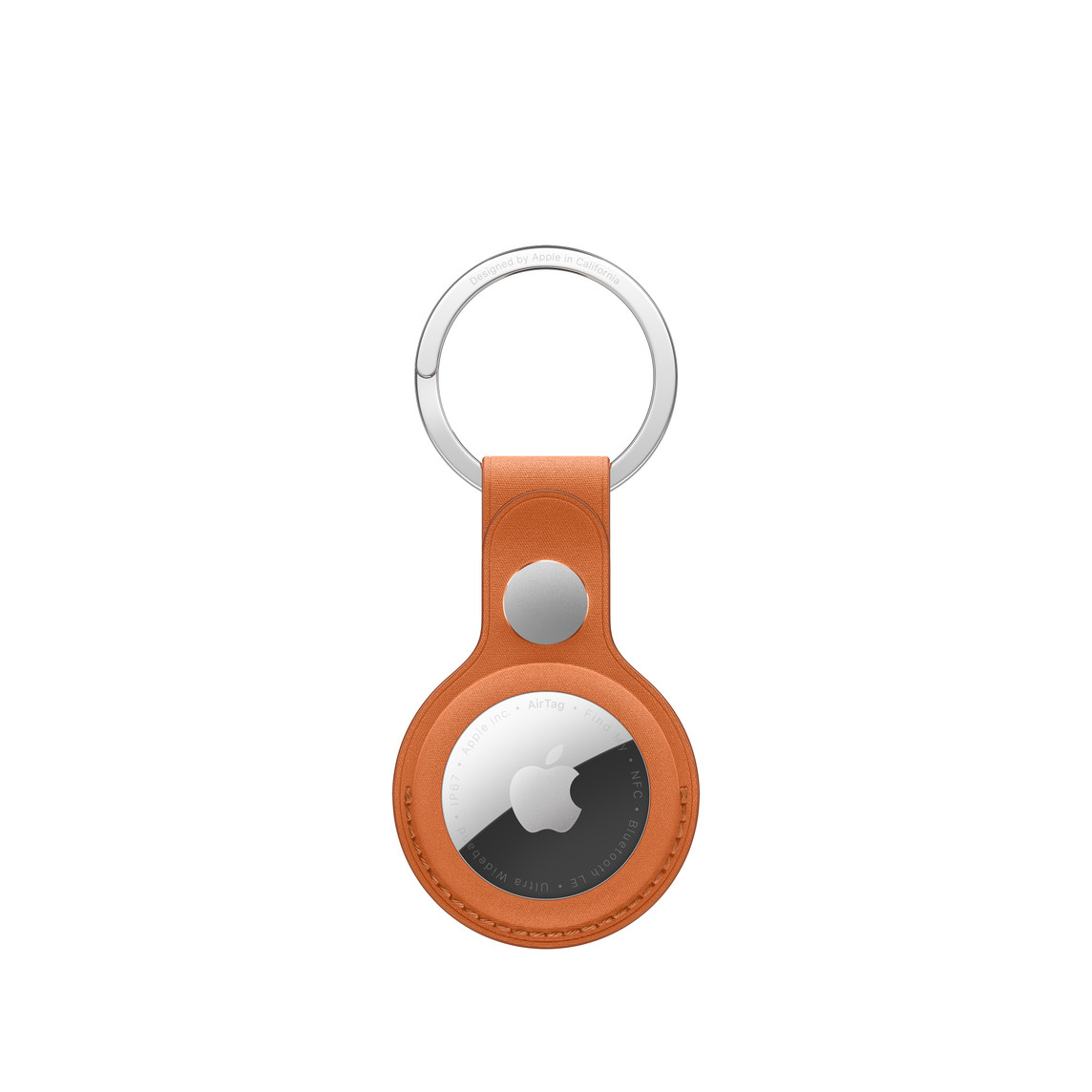 Dodatna oprema APPLE AirTag FineWoven Key Ring - Fox Orange-0