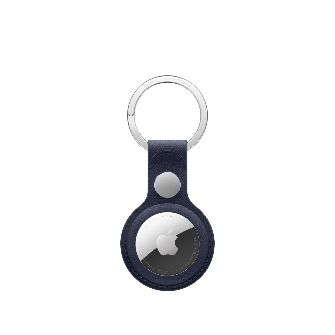 APPLE AirTag FineWoven Key Ring - Navy-0