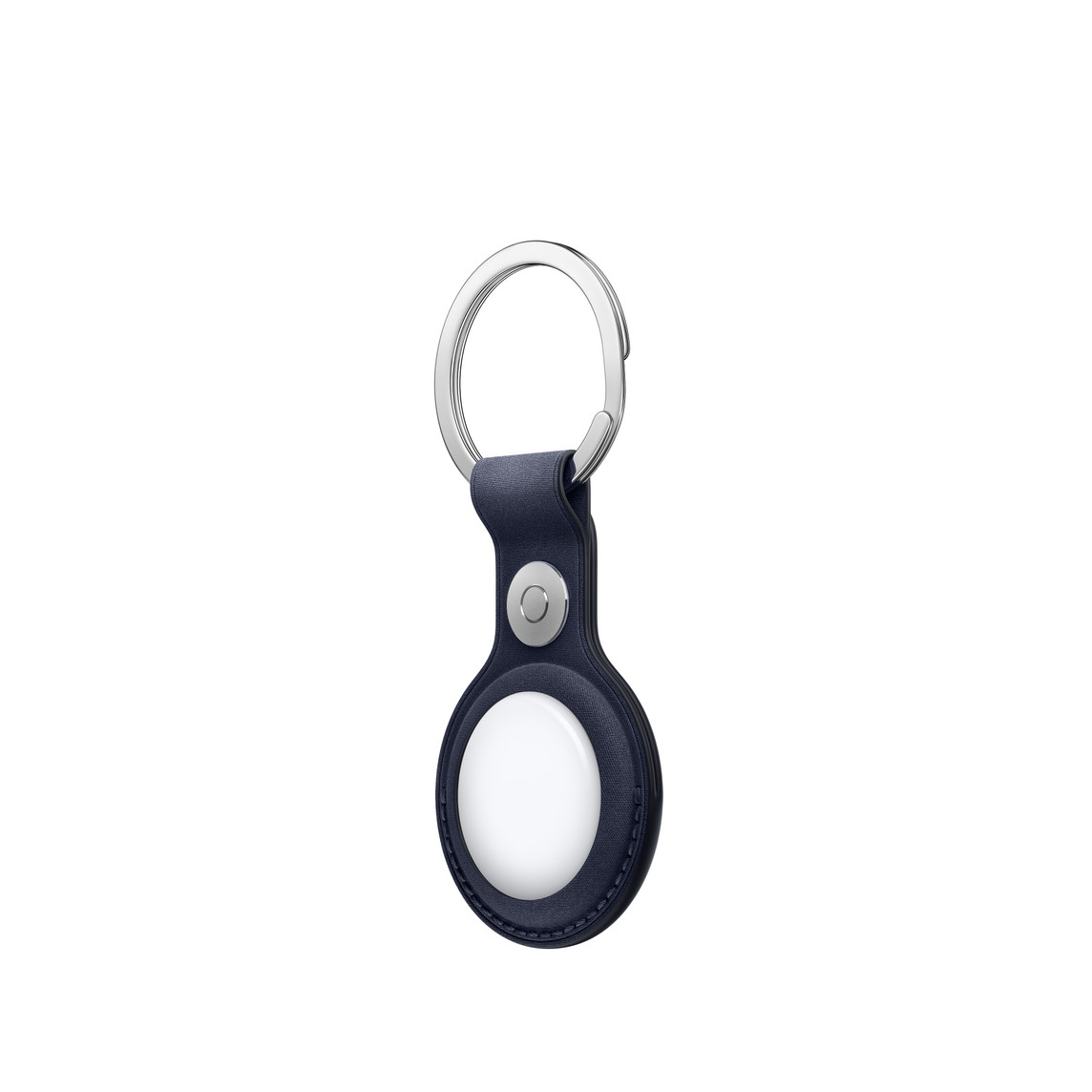 APPLE AirTag FineWoven Key Ring - Navy-1