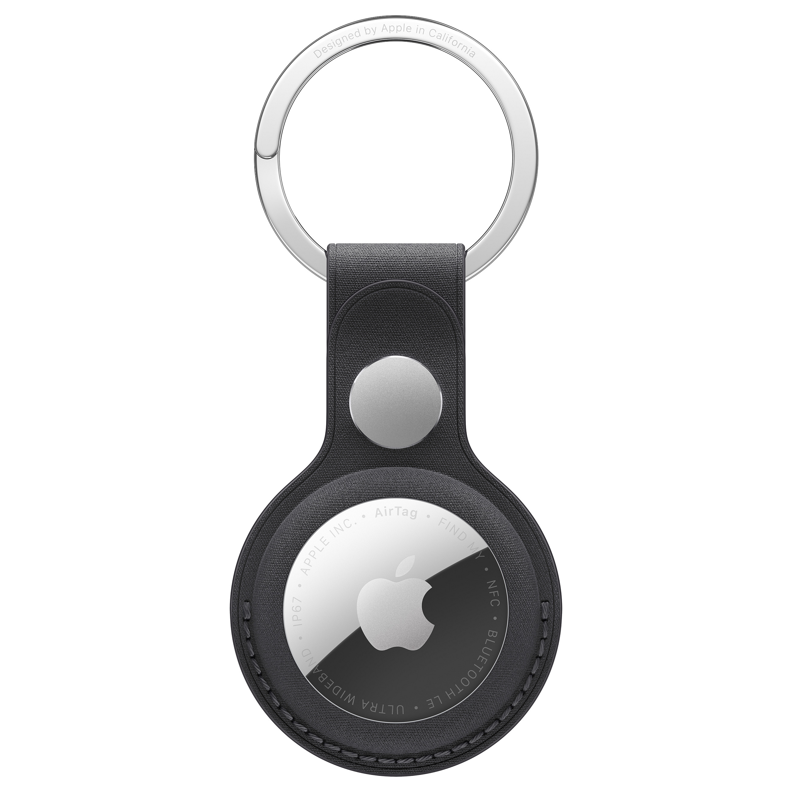APPLE AirTag FineWoven Key Ring - Crni-2