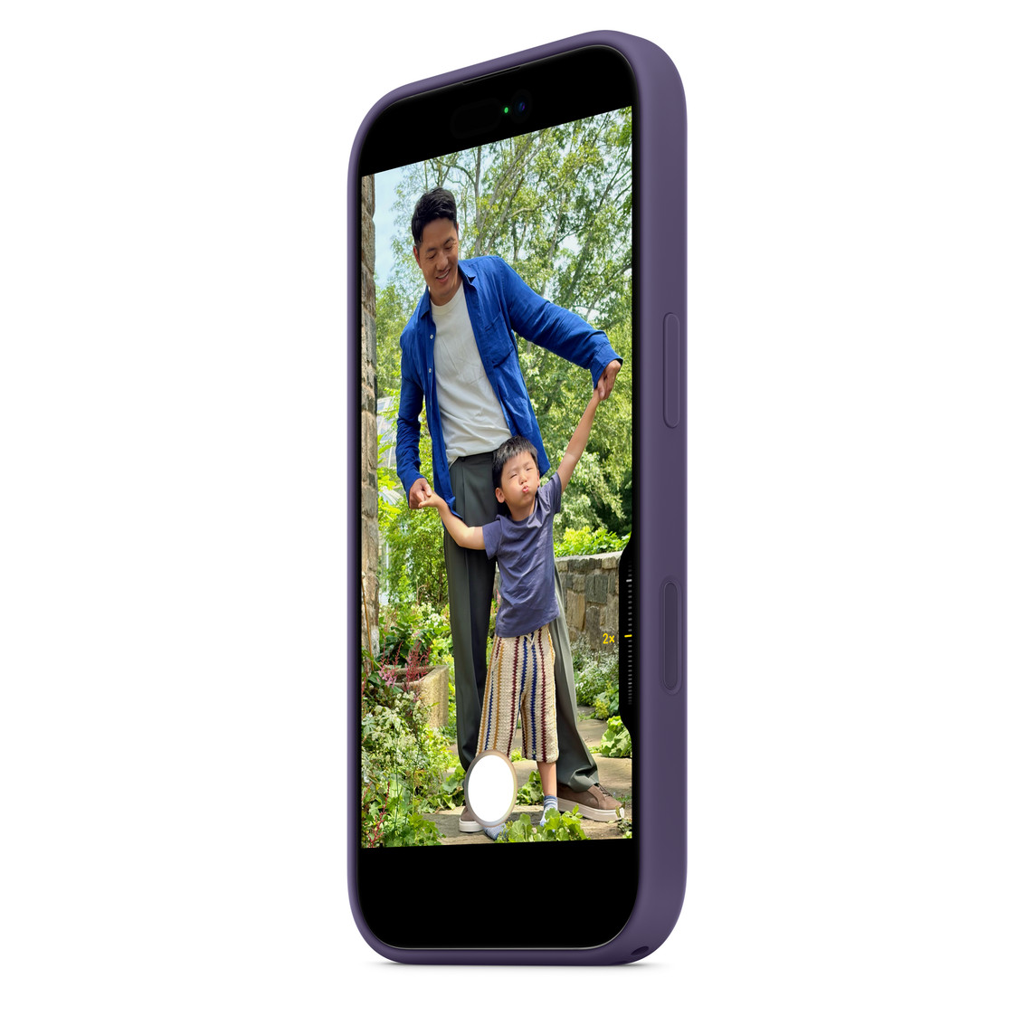 Silikonska maska za iPhone 17 s MagSafe - APPLE - Purple Fog-2
