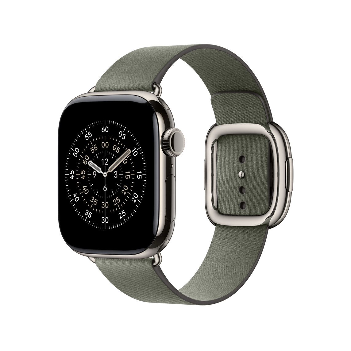 Remen za pametni sat APPLE Modern Buckle (42/44/45/49mm, Kadulja siva, Medium) MPGQ3ZM/A-2