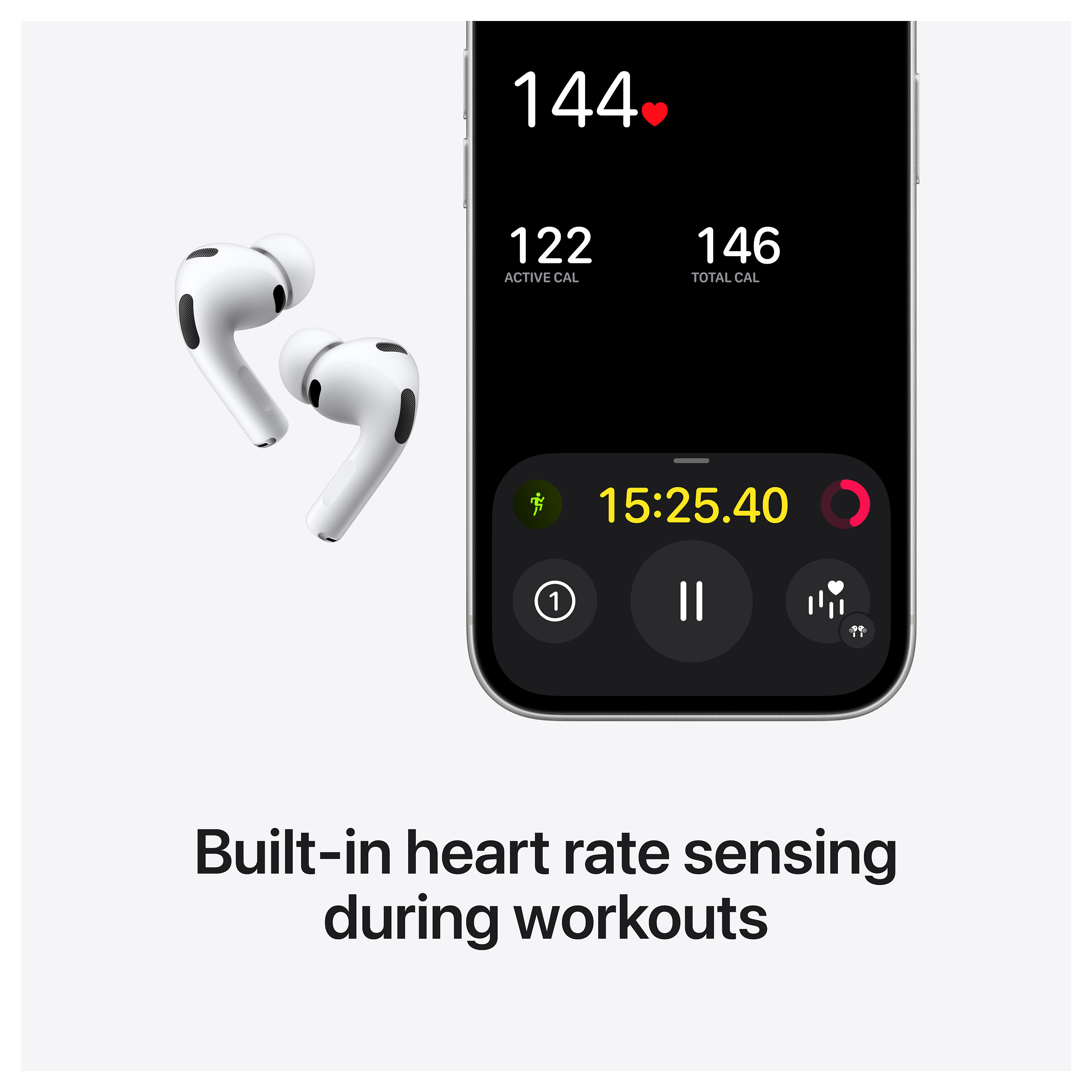 Slušalice APPLE AirPods Pro 3 s MagSafe Case In-Ear bijele (ANC, bežične, USB-C)-4