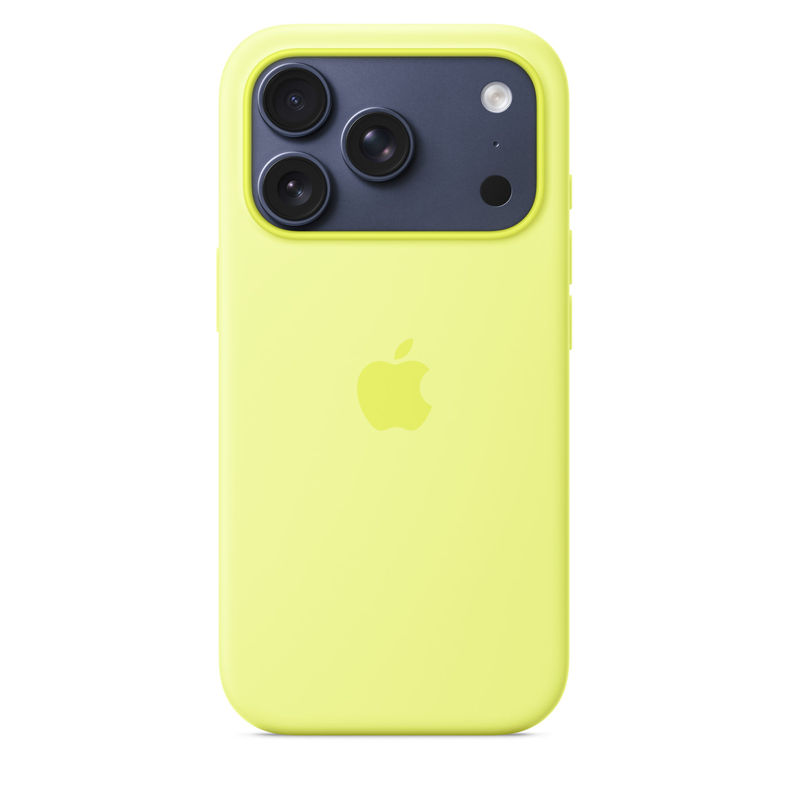 Silikonska maska za APPLE iPhone 17 Pro s MagSafe - Neon žuta-3