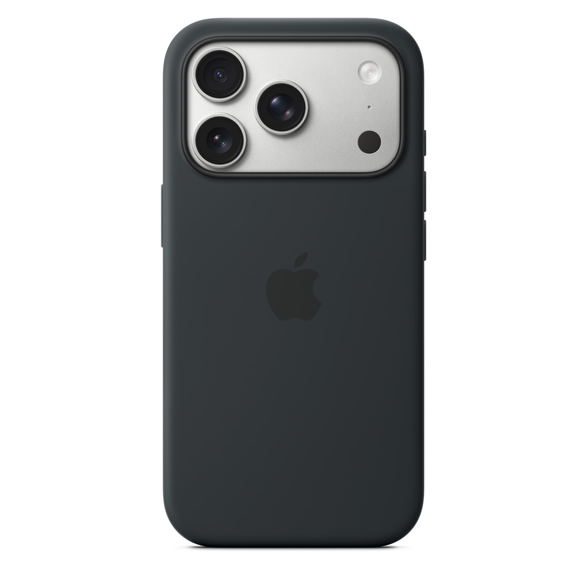 Silikonska maska za APPLE iPhone 17 Pro s MagSafe - Crna