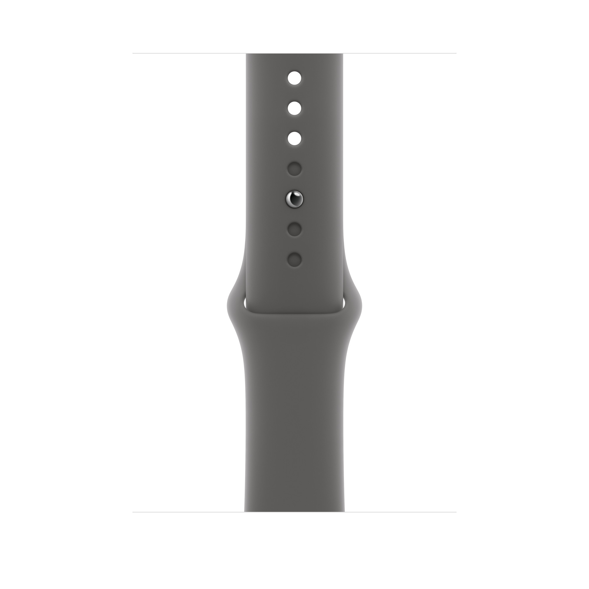 Apple Watch S11 Cellular 42mm Natural Titanium Case with Stone Grey Sport Band - S/M-2