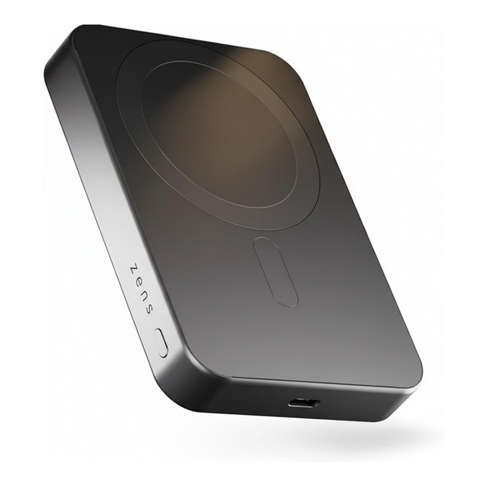 Prijenosna baterija ZENS Pro 1 Slim 10000 mAh (bežično punjenje, crna boja)-0