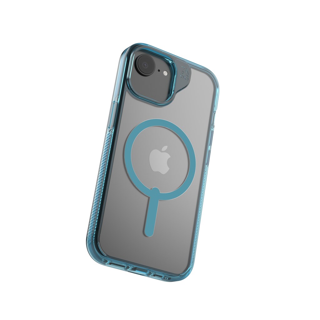 Zaštitna maska ZAGG Santa Cruz Snap za iPhone 17e/16e/15/14/13 (MagSafe, zaštita od pada 4 m, plava boja)-1