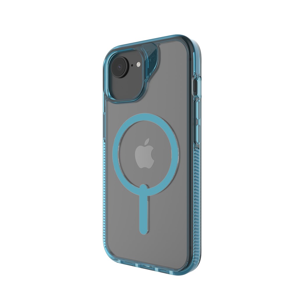 Zaštitna maska ZAGG Santa Cruz Snap za iPhone 17e/16e/15/14/13 (MagSafe, zaštita od pada 4 m, plava boja)-5
