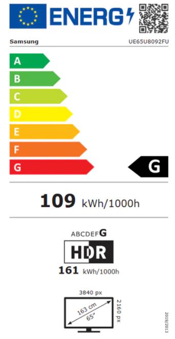 TV SAMSUNG LED Crystal UE65U8092FUXXH Tizen™ (165 cm, 4K Ultra HD, HDR10+, Smart TV, DVB-T2/C/S2)-6