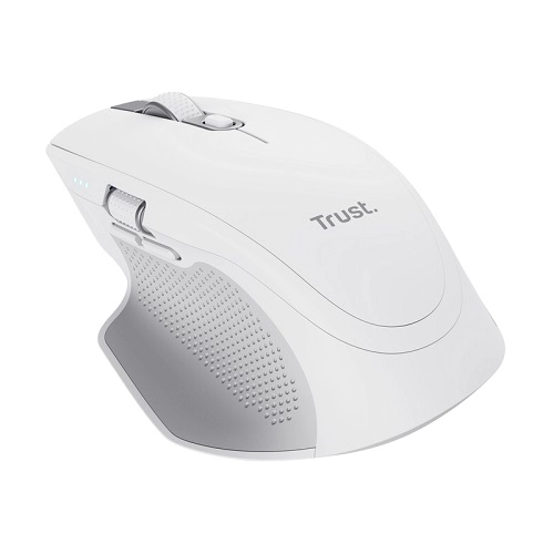 Miš TRUST Ozaa+, 24935, Silent, Multi-Device, Bežični, Punjivi, bijeli - 5 godina jamstva-5