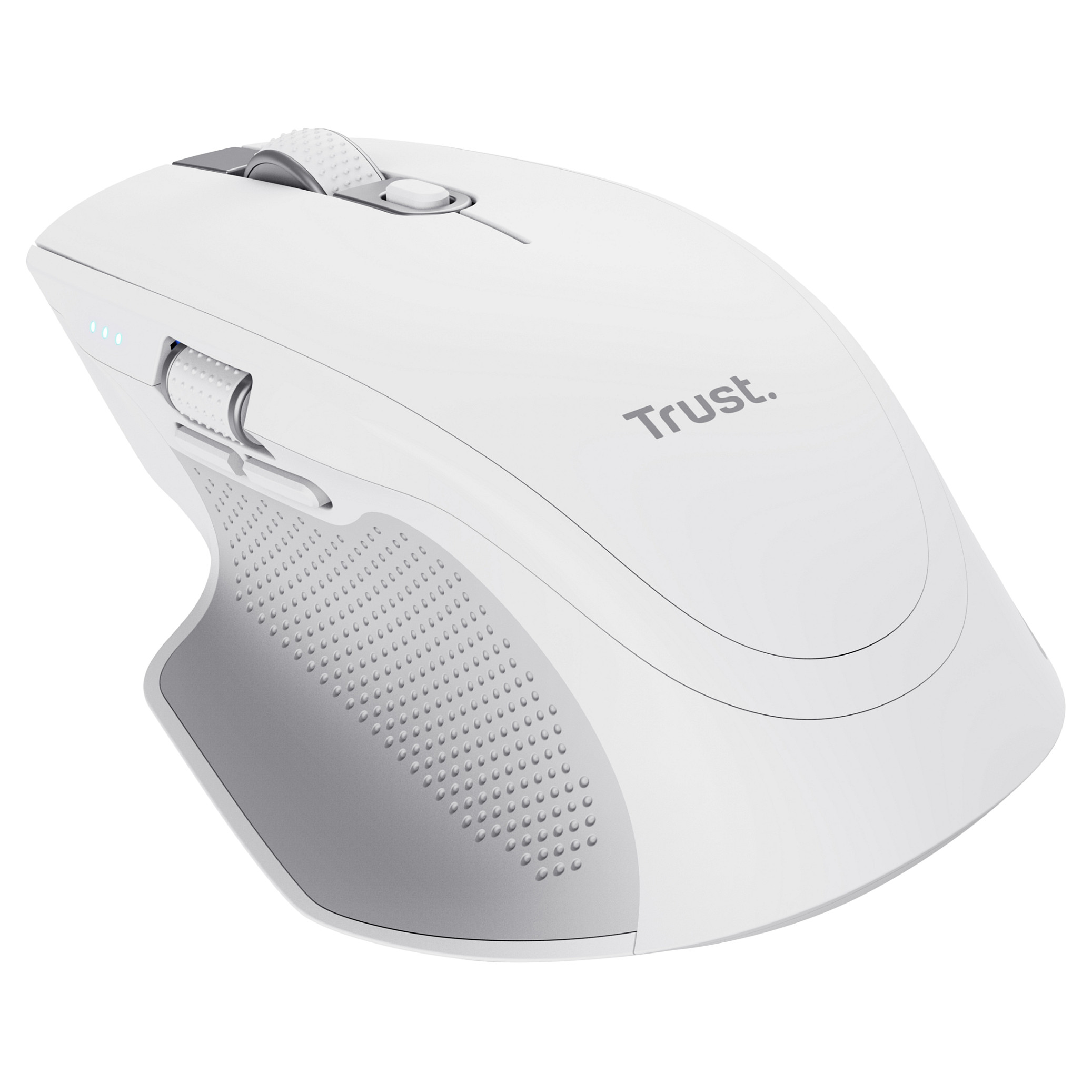 Miš TRUST Ozaa+, 24935, Silent, Multi-Device, Bežični, Punjivi, bijeli - 5 godina jamstva-7