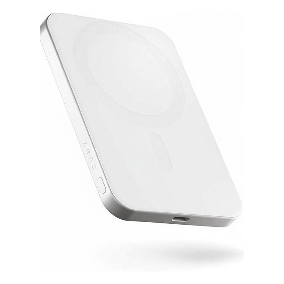 Bežična prijenosna baterija ZENS Pro 1 Slim 5000 mAh MagSafe bijela boja-0