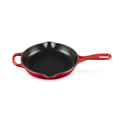LE CREUSET Signature plitka posuda od lijevanog željeza 20 cm (Cerise crvena)-1