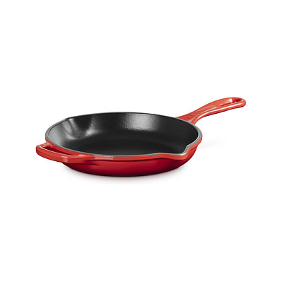 LE CREUSET Signature plitka posuda od lijevanog željeza 20 cm (Cerise crvena)-4