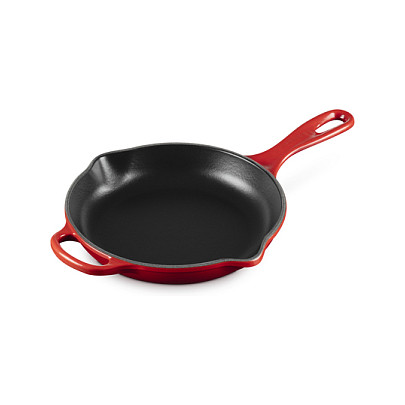 LE CREUSET Signature plitka posuda od lijevanog željeza 20 cm (Cerise crvena)-5