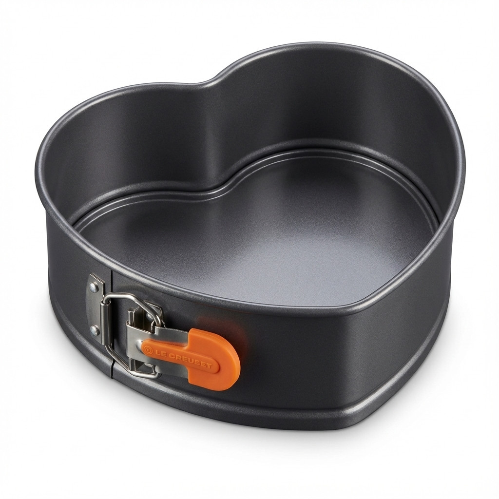 Kalup za tortu LE CREUSET Heart Springform (25 cm, neprijanjajući)-0