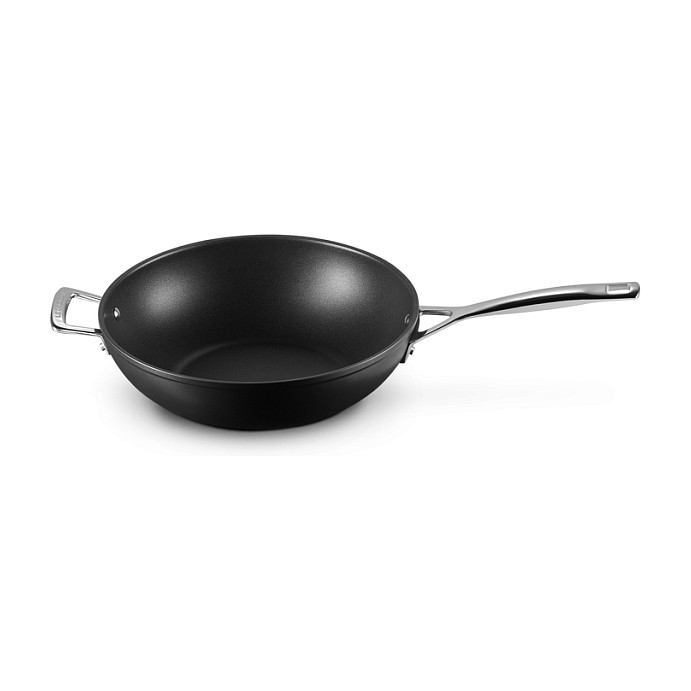 Wok tava LE CREUSET Les Forgées TNS s poklopcem (30 cm)-1